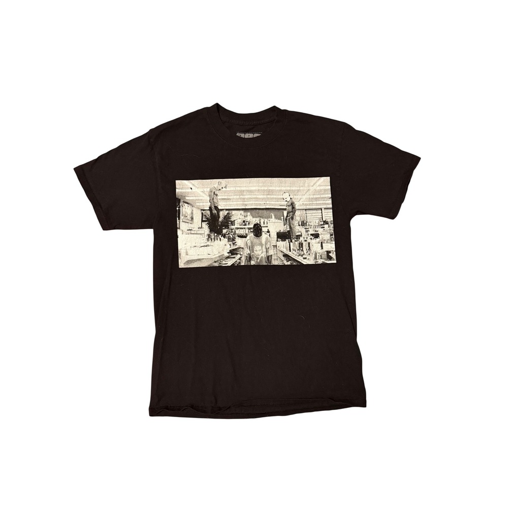 Juice WRLD 999 Club Lean Wit Me Lyrics Graphic T-Shirt Mens Medium Black